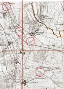 Mappe Brenna 1850 1836 38