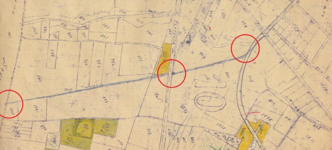 Roggia Traversi mappa di inizio novecento